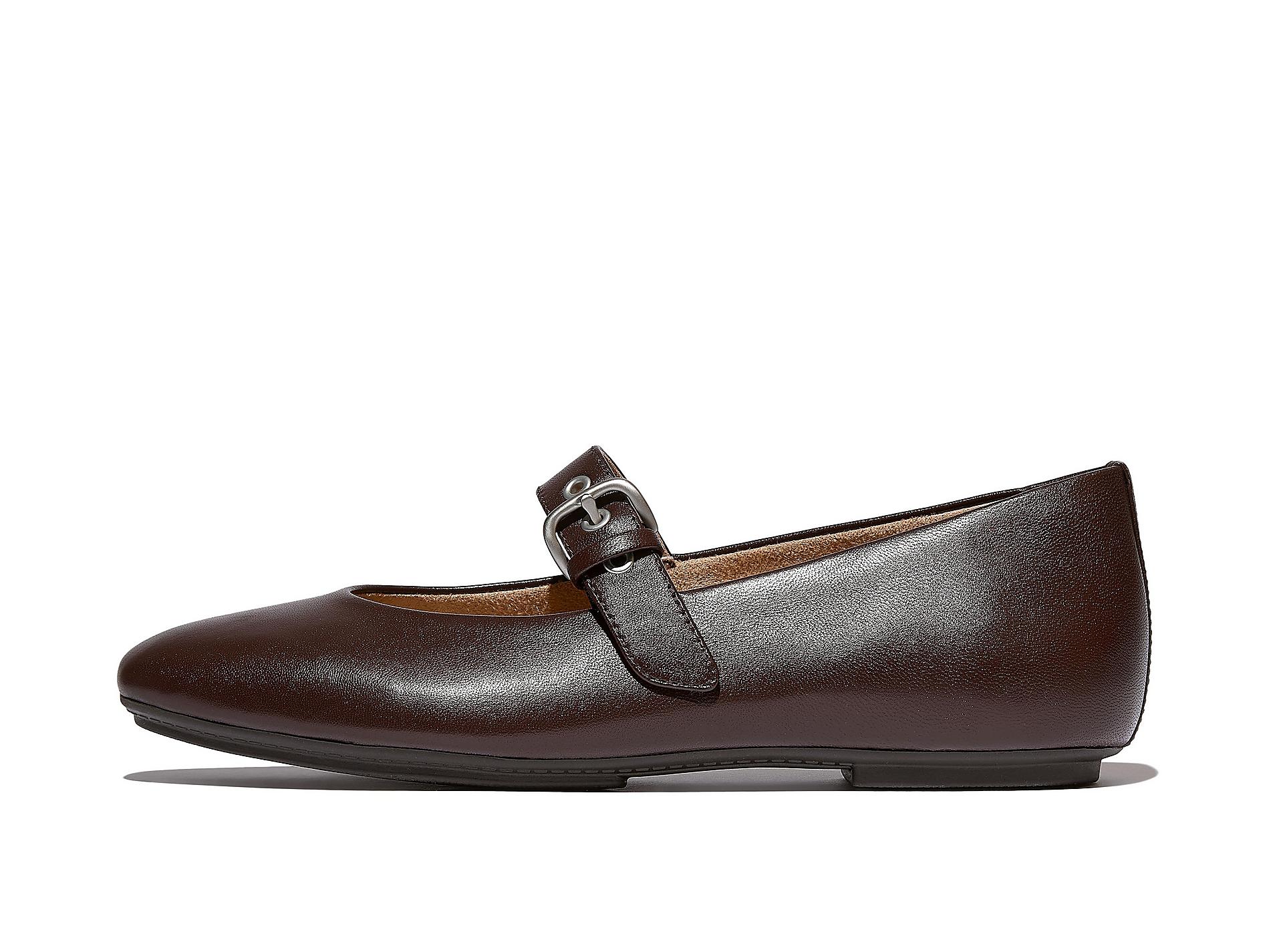 DELICATO Soft Leather Mary Janes