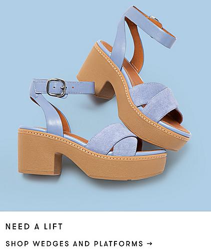 Need a lift. Shop wedges and platforms