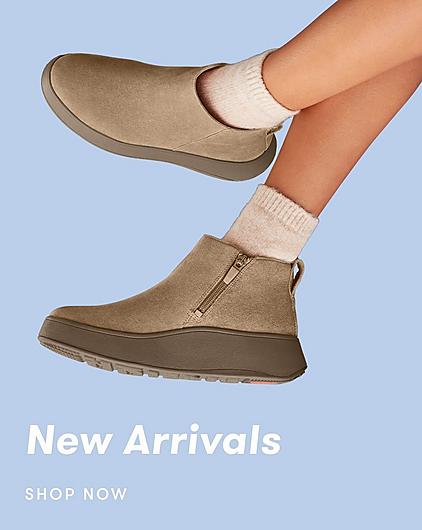 Shop the new collection of boots at FitFlop - featuring the F-mode suede boot