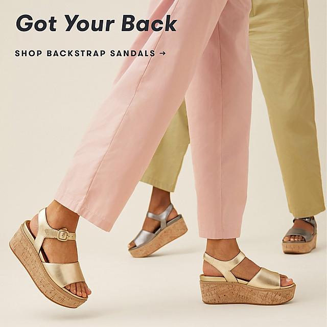 Got your back. Shop backstrap sandals