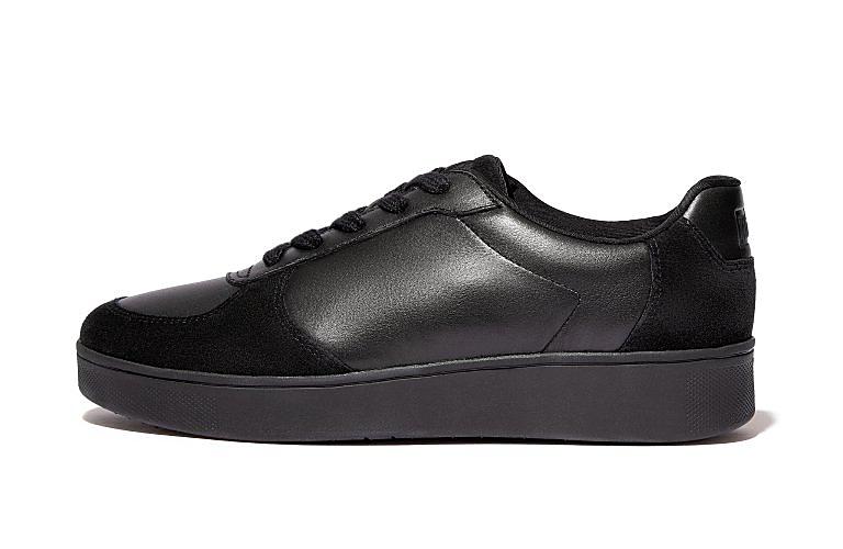 Leather/Suede Panel Sneakers