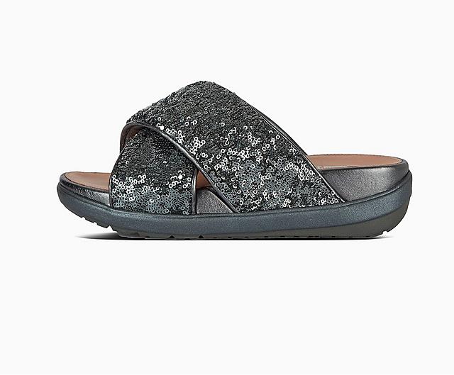 Loosh Luxe Womens Designer Slides & Flat Sandals | FitFlop UK