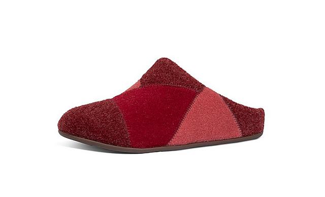 Fitflop furry soft white slip-on slippers