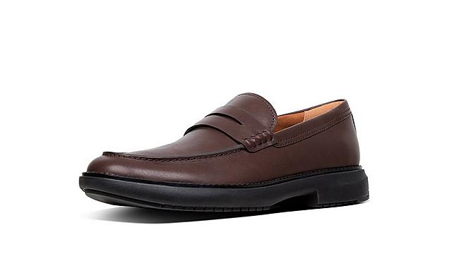 Mens classic, gentlemen's oxfords shoe with comfy soles in brown