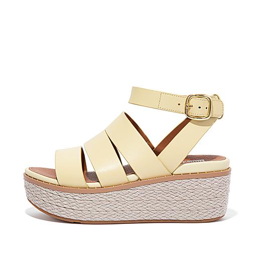 fitflop.com | Espadrille Leather Wedge Sandals