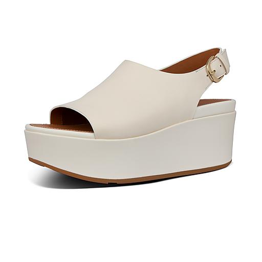 Womens Eloise Ankle Strap Leather Wedges | FitFlop US