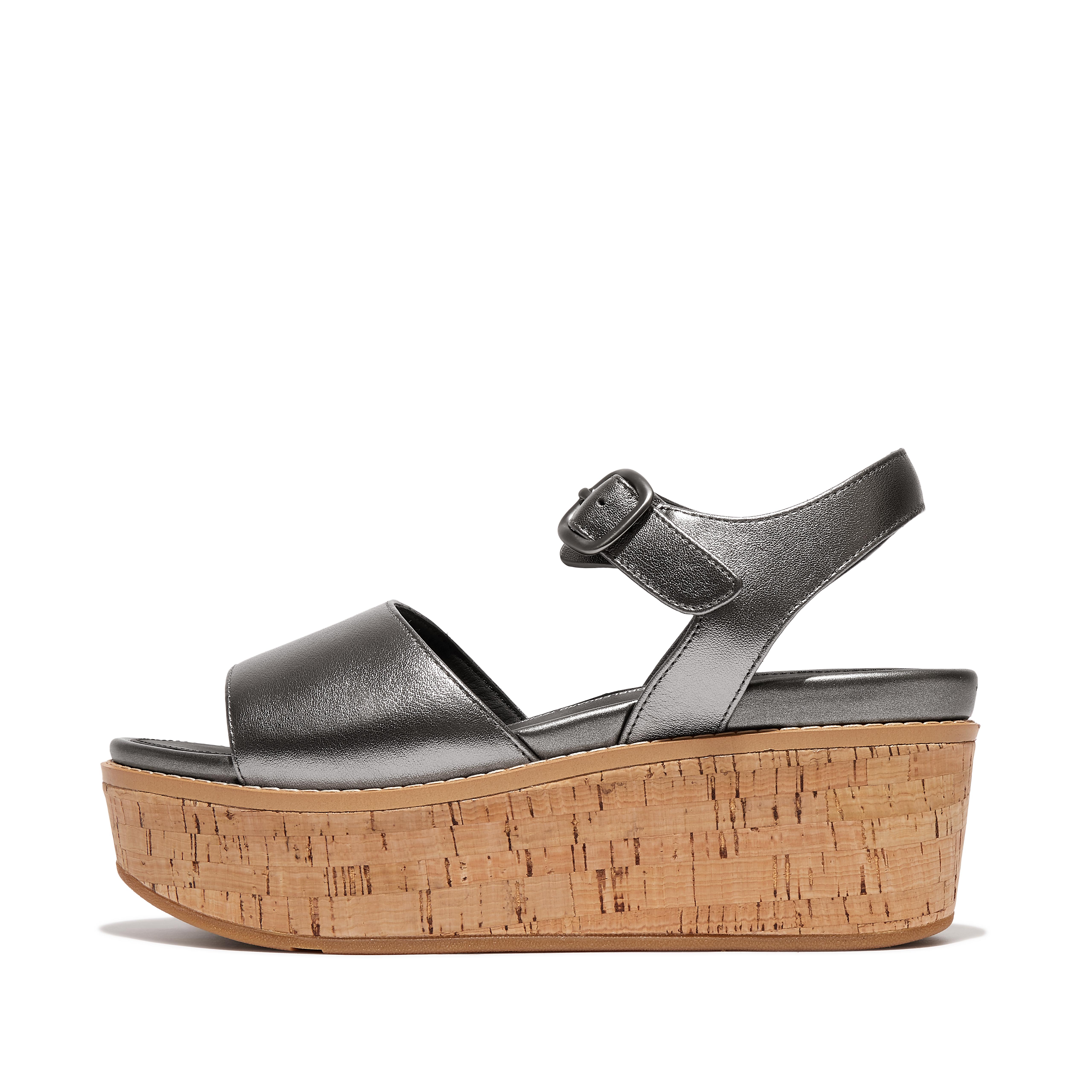 Closed back best sale wedge sandals