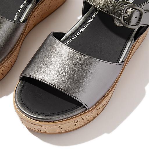 Pewter wedge hot sale sandals