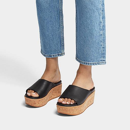 Wedge slide online sandals