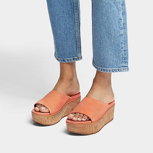 Cork wedge slides deals