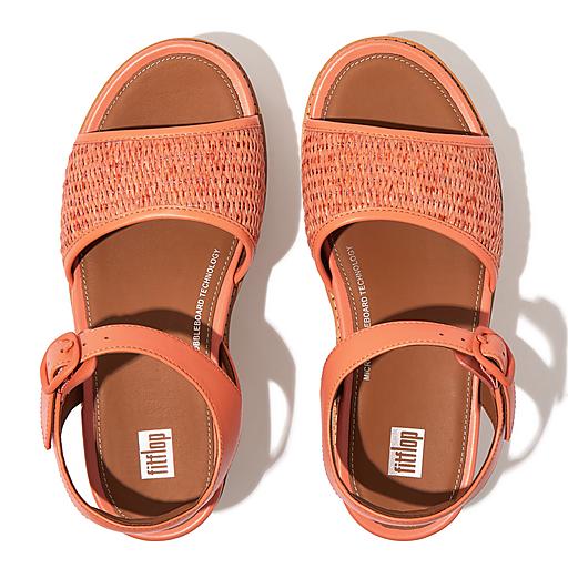 Cork sandals with store backstrap