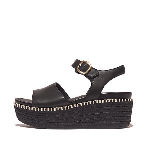 Women's Eloise Leather Back-Strap-Sandals | FitFlop CA