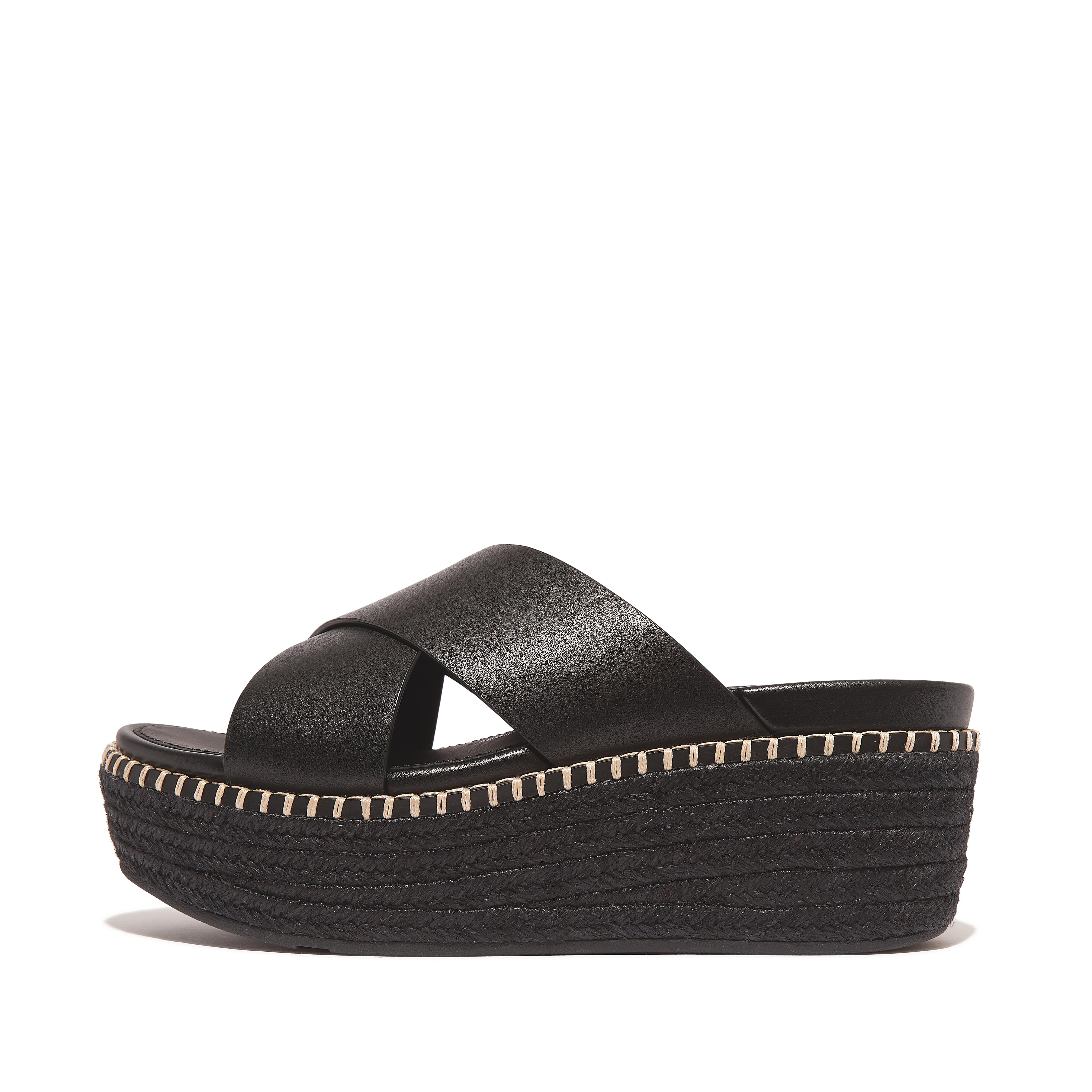 Women's Eloise Leather Slides | FitFlop UK