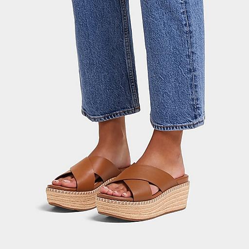 Women's Eloise Leather Slides | FitFlop US