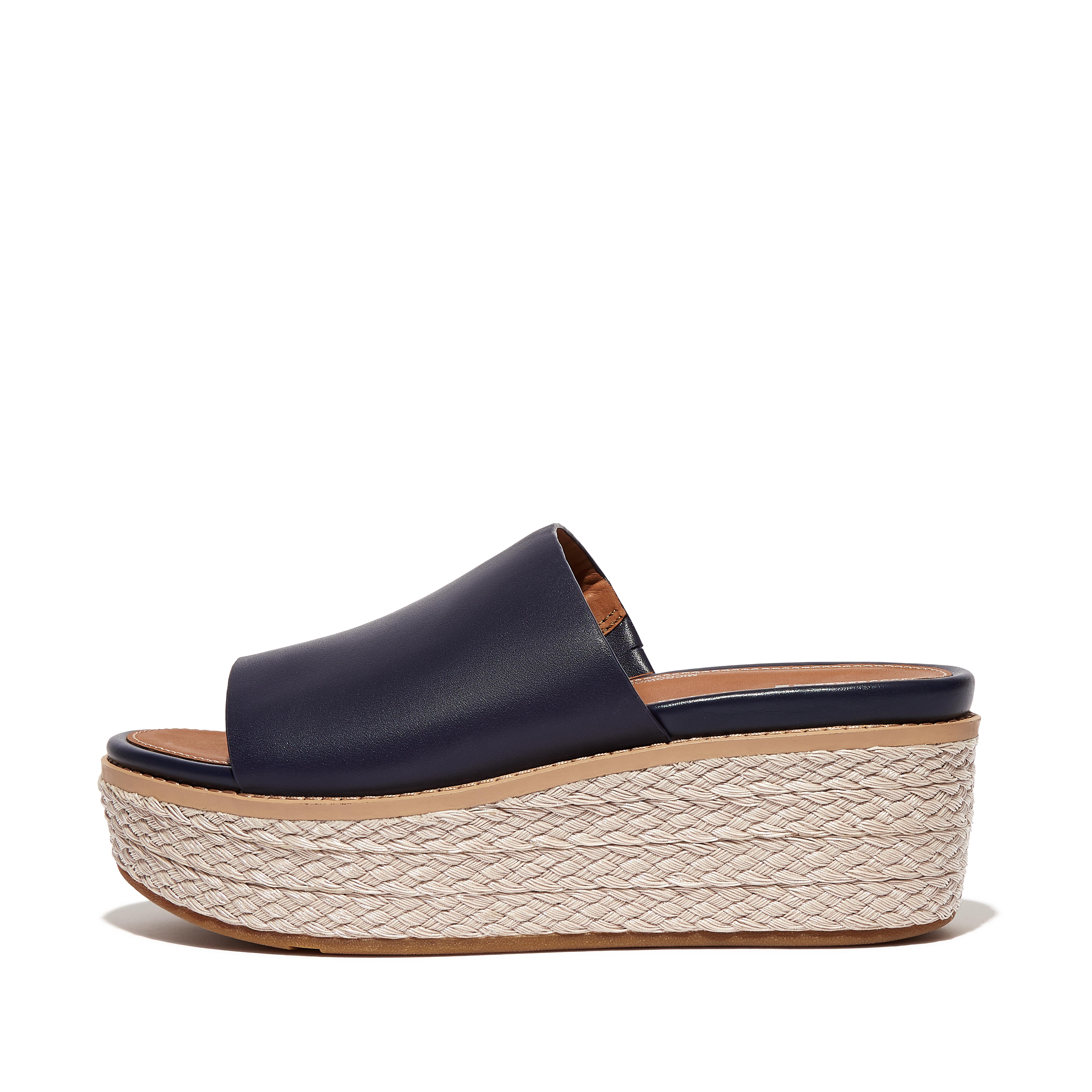 eloise espadrille suede wedge slides