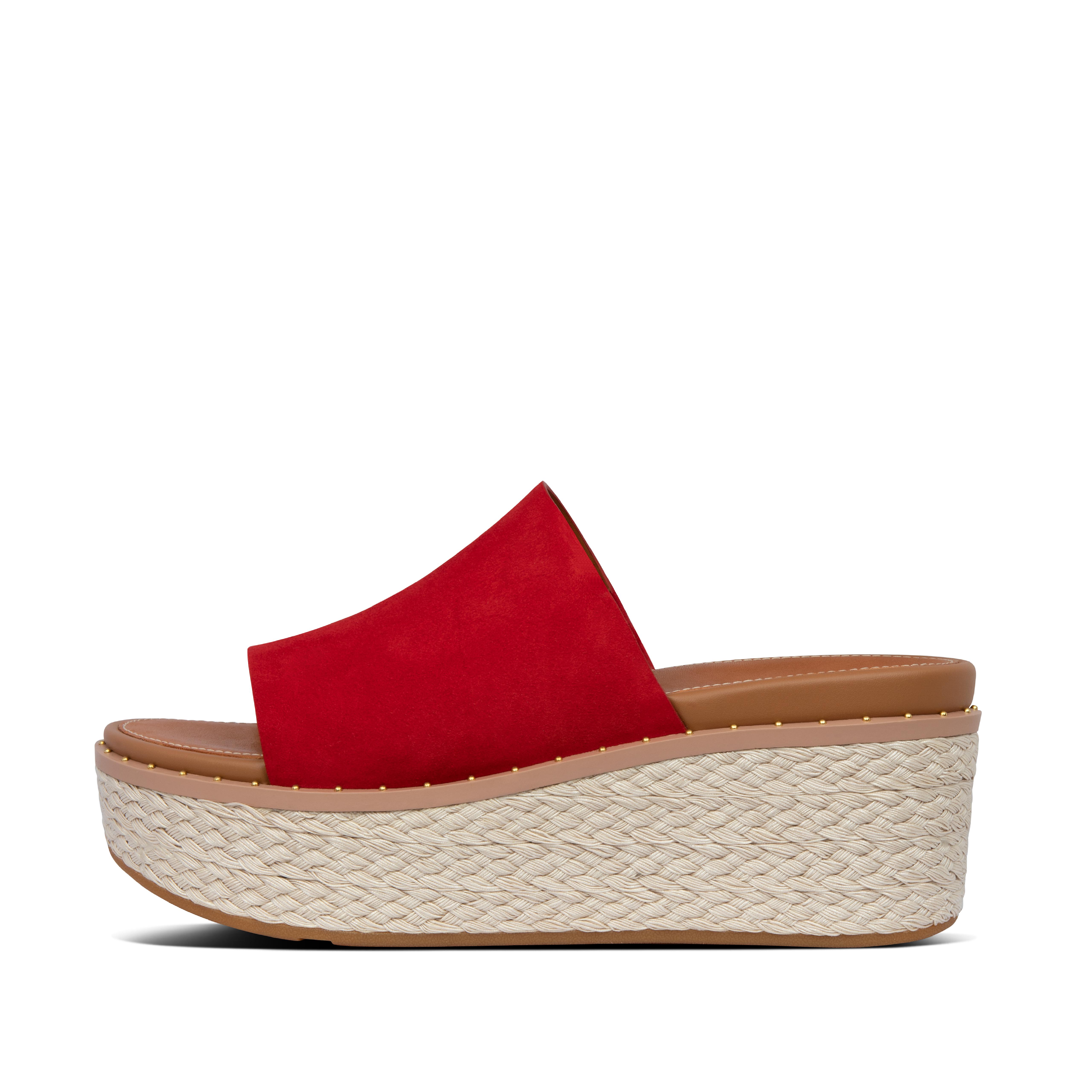 Womens Eloise Suede Espadrille Wedges | FitFlop US