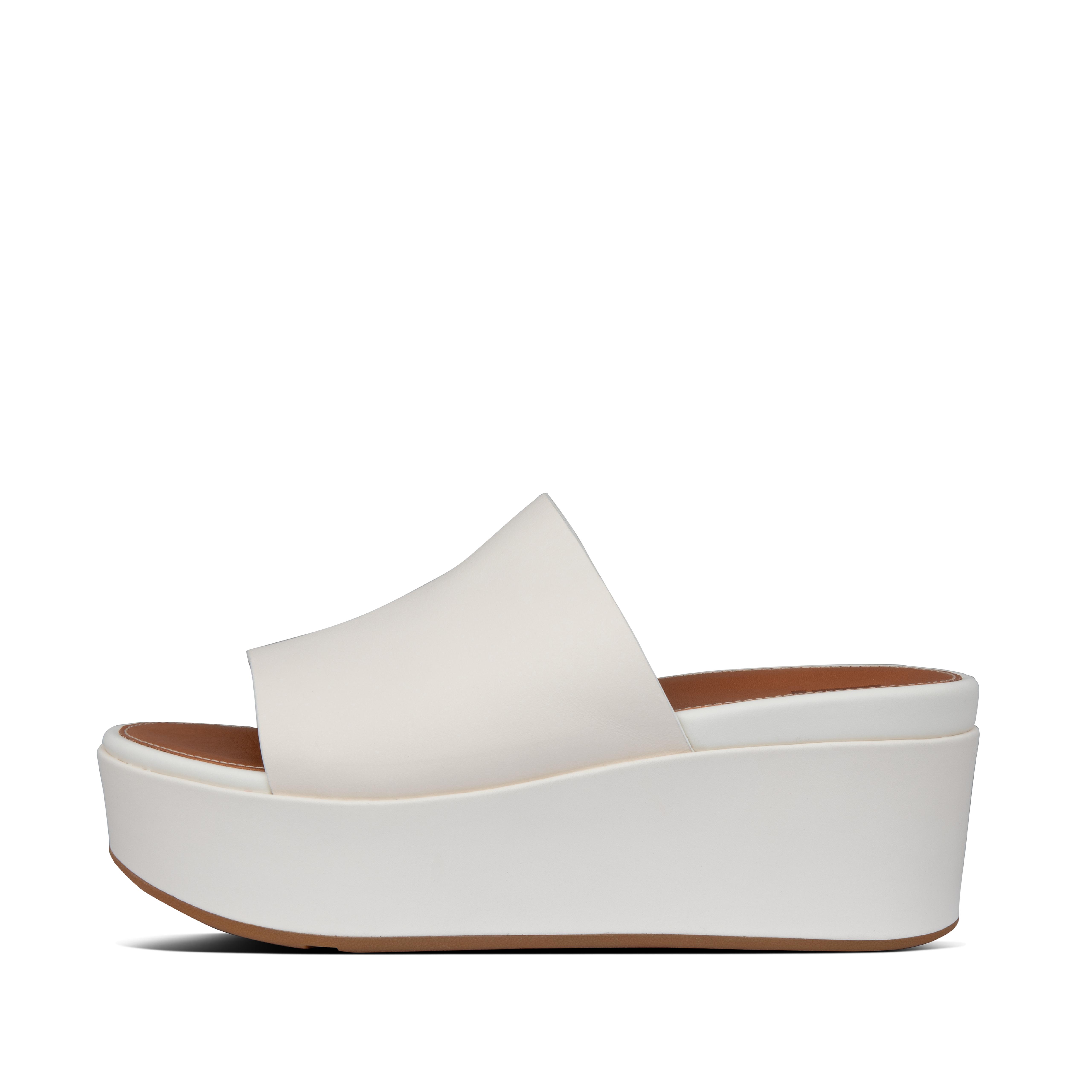 Womens Eloise Leather Wedge Slides | Flatforms | FitFlop US