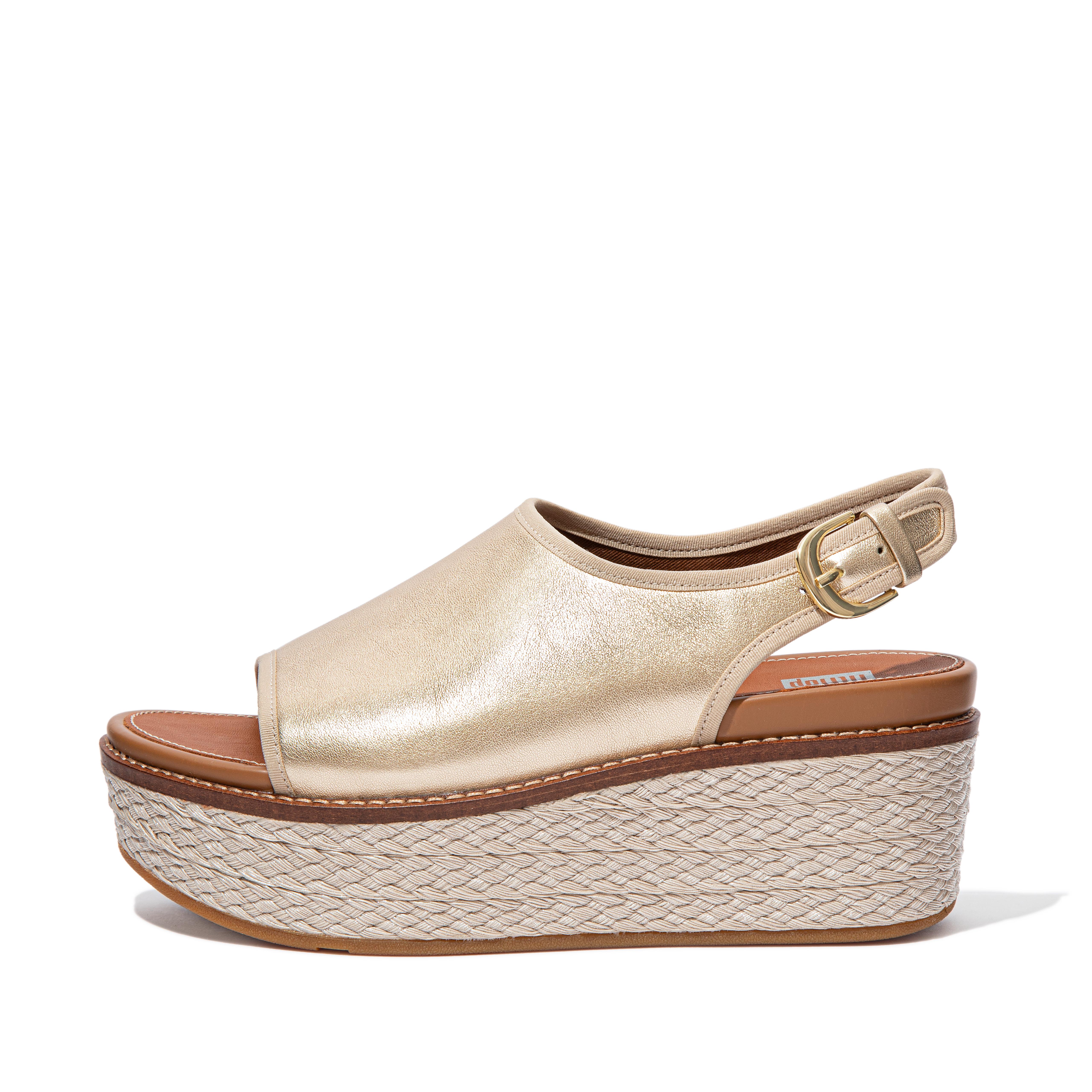 Women's Eloise Leather Back-Strap-Sandals | FitFlop US