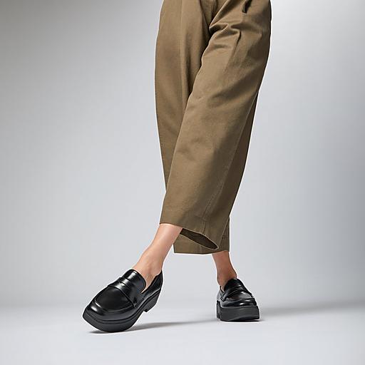 Women's F-Luma Leather Loafers | FitFlop US Women's F-Luma Leather Loafers | FitFlop US