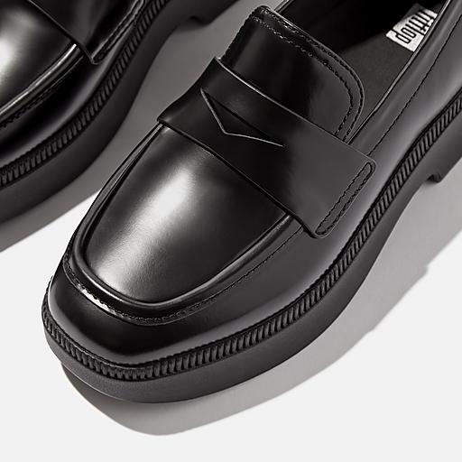 Women's F-Luma Leather Loafers | FitFlop US Women's F-Luma Leather Loafers | FitFlop US