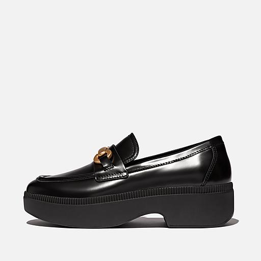 FitFlop LUNA CHUNKY ローファー ブラック US06 F-LUMA-CHUNKY-SNAFFLE-BOX-