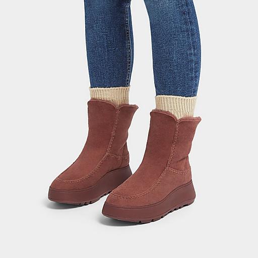 Fitflop boots deals shearling boot