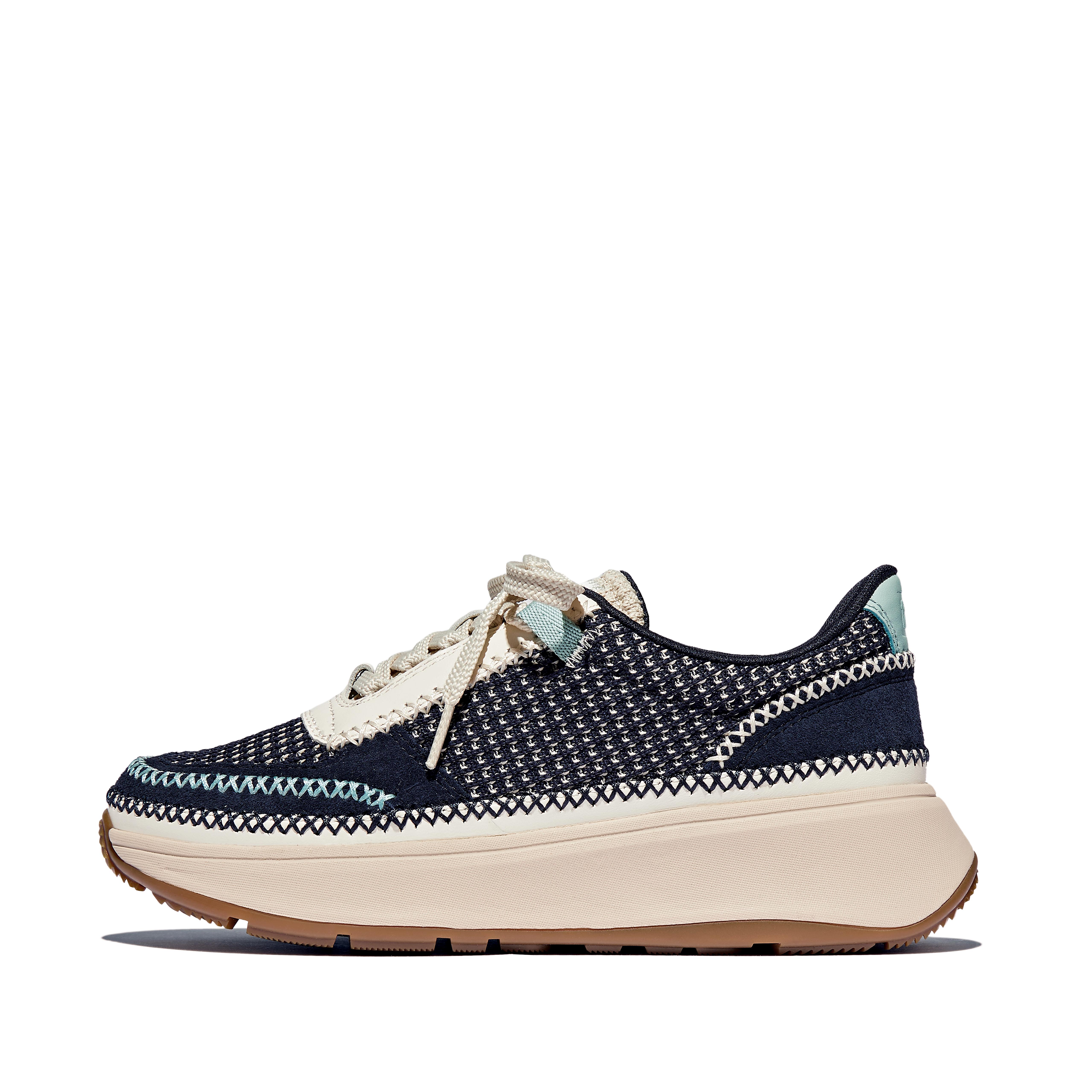 Fitflop Women s F MODE Cross Stitch Flatform Sneakers