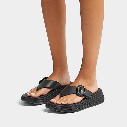Women's F-Mode Leather Toe-Thongs | FitFlop CA
