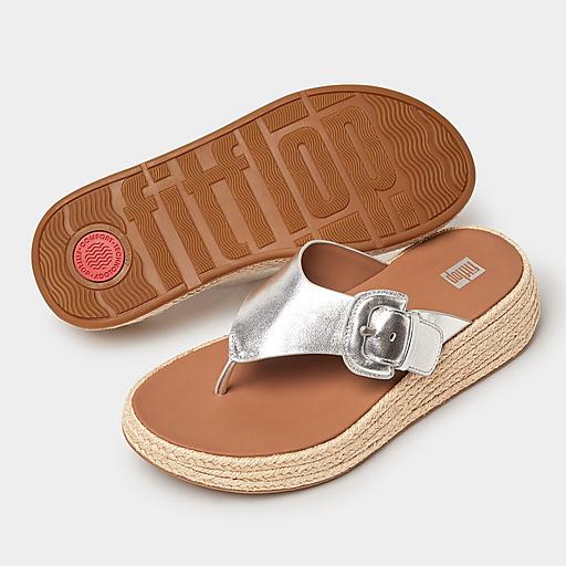 Femme F-Mode Cuir Zehenstegsandalen | FitFlop EU