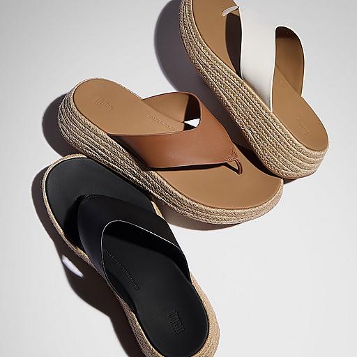 Fitflop F-Mode Toe Post Espadrille サンダル Amazon.com | FitFlop Women's F-Mode Espadrille Glitz-Canvas