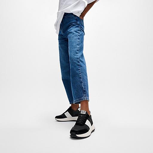 Women's F-Mode Flow Leather Sneakers | FitFlop US