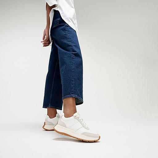 Women's F-Mode Flow Leather Sneakers | FitFlop US Women's F-Mode Flow Leather Sneakers | FitFlop US
