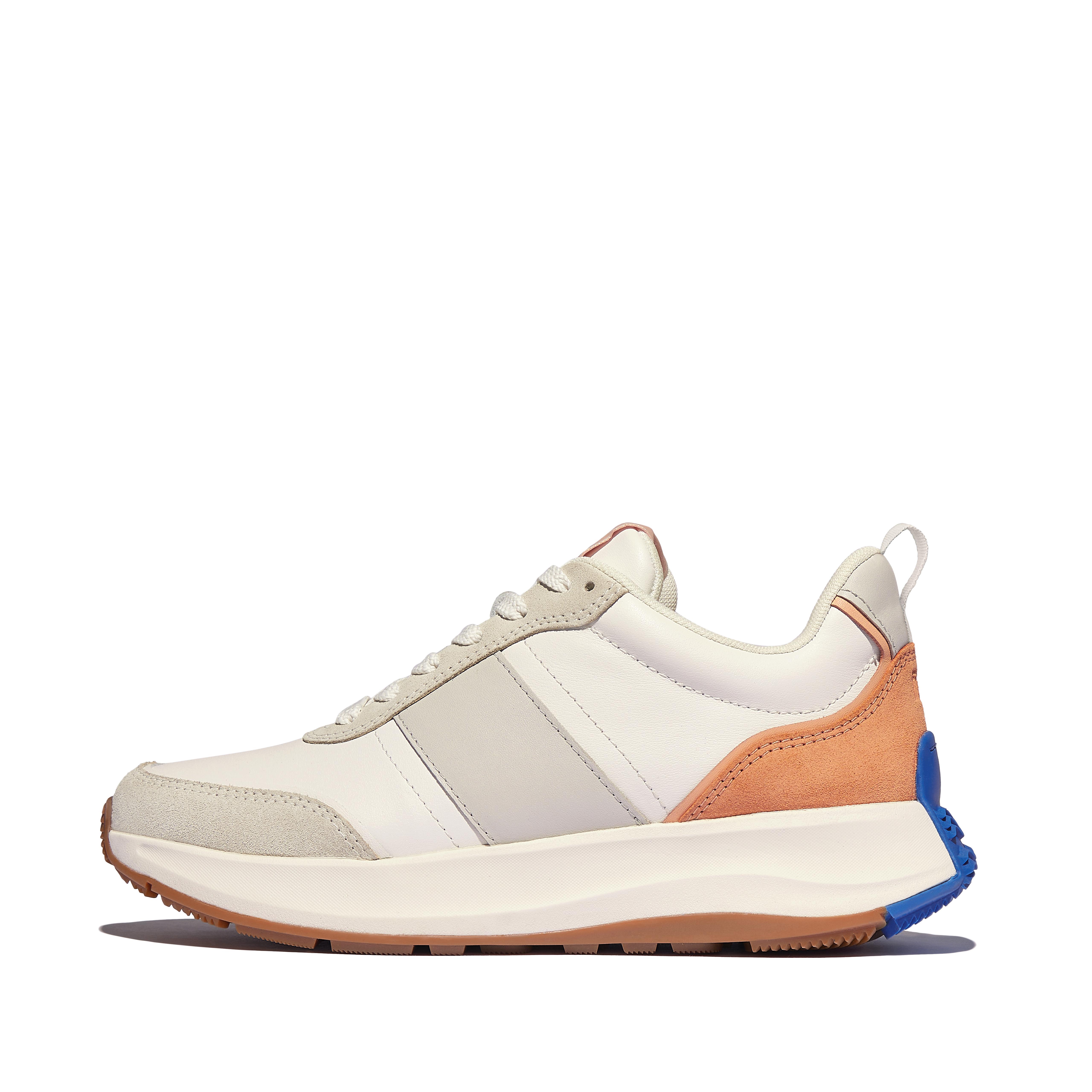 Women F-MODE Flow Leather/Suede Flatform Trainers Leather/Suede/Fabric Polyester