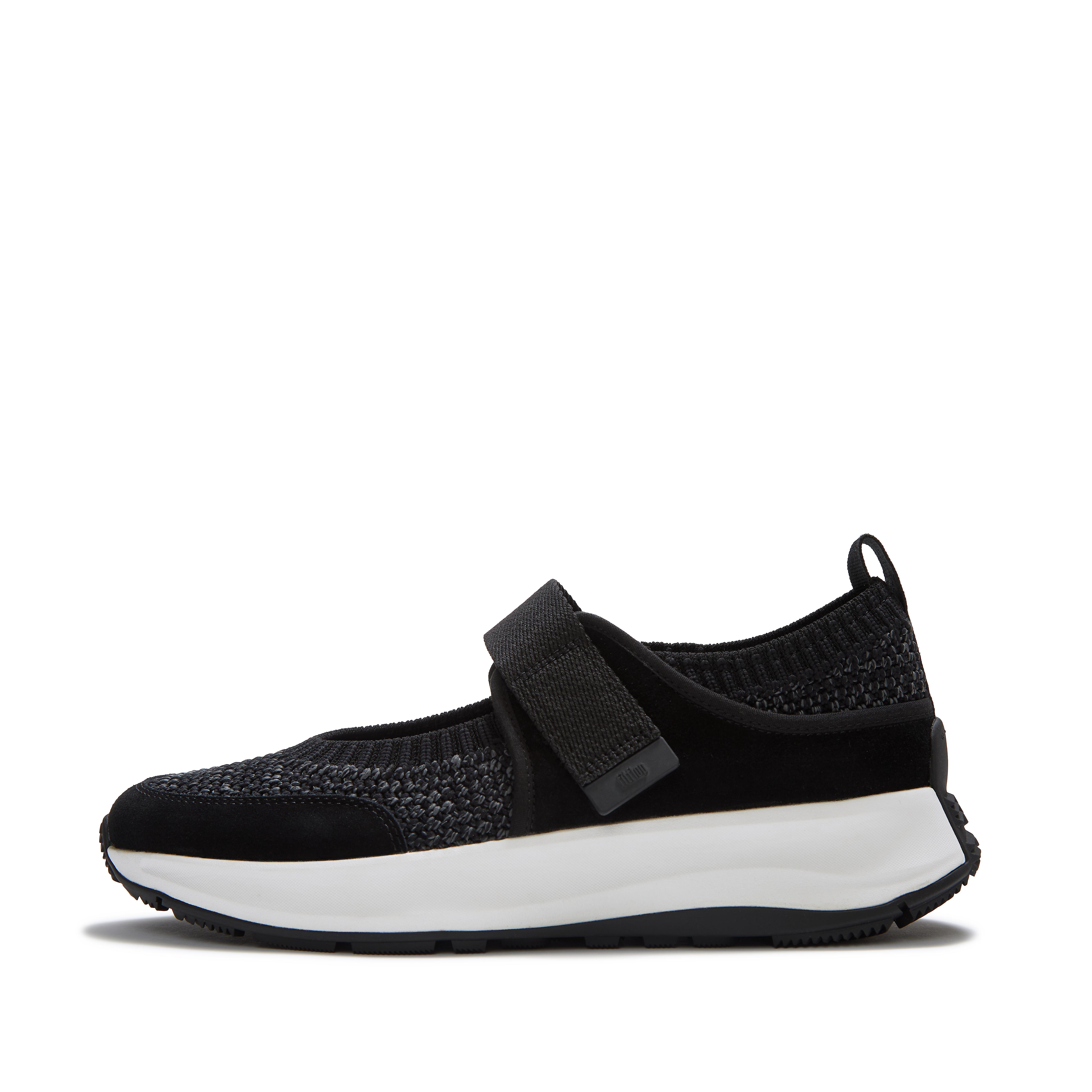 F-MODE Flow Suede Mary Jane Sneakers