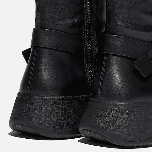 Women's F-Mode Leather-Faux-Leather-(Pu) Boots | FitFlop US Women's F-Mode Leather-Faux-Leather-(Pu) Boots | FitFlop US