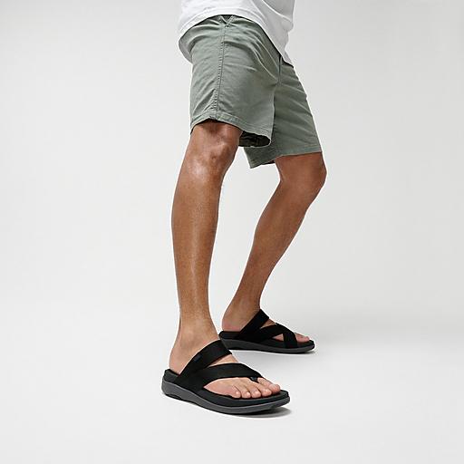 Men's F-Mode Polyester-Faux-Leather Toe-Posts | FitFlop US