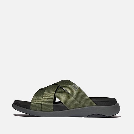 Men's F-Mode Polyester Slides FitFlop EU