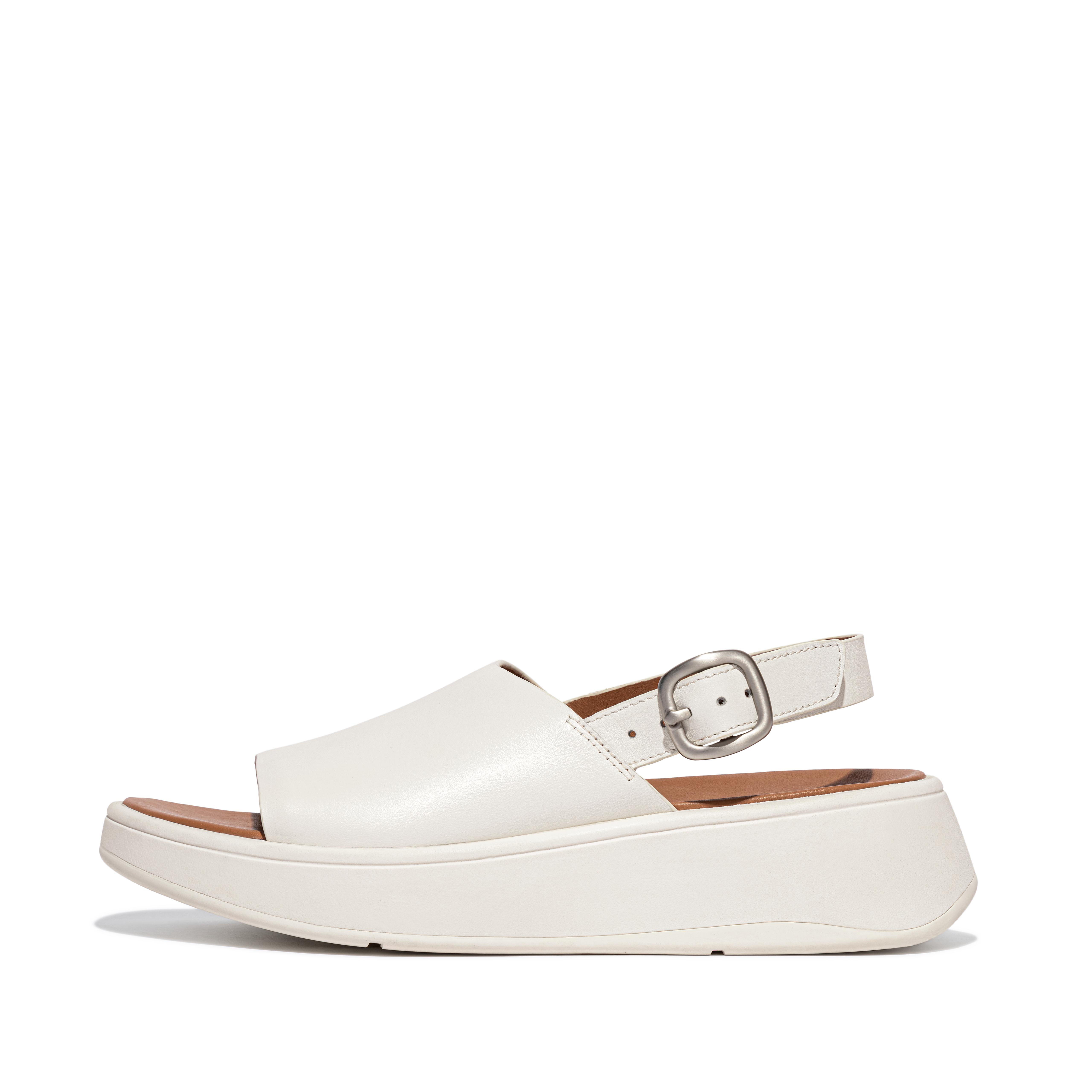 Fitflop Leather Flatform Back-Strap Sandals