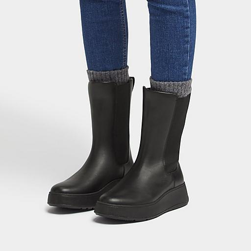 Fitflop F-Mode Water Resistant Flatform Chelsea Boots