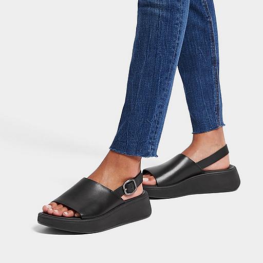 Leather flatforms new arrivals