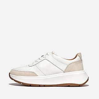 Women s F Mode Leather Suede Flatforms FitFlop EU