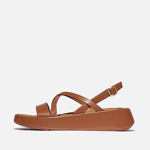 Women's F-Mode Leather Back-Strap-Sandals FitFlop CA