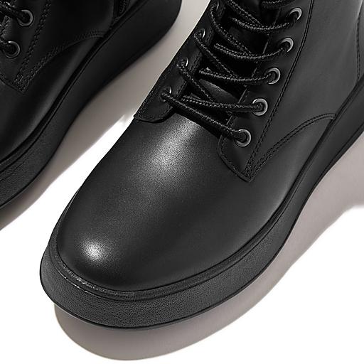 Lace up best sale boots black leather