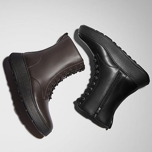 Women's F-Mode Leather Ankle-Boots