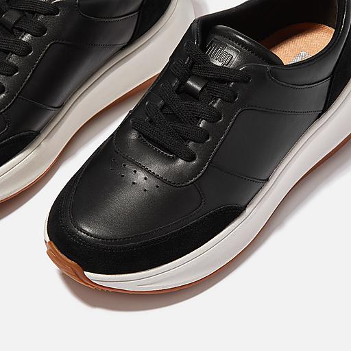 Flatform leather trainers online