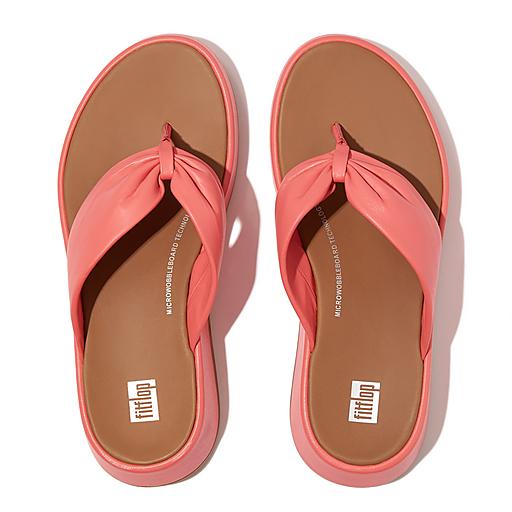 Women s F Mode Leather Toe Thongs FitFlop US