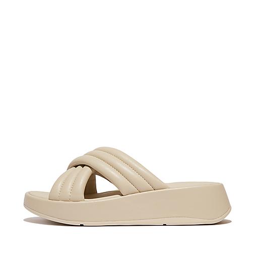 Zara padded leather online sandals