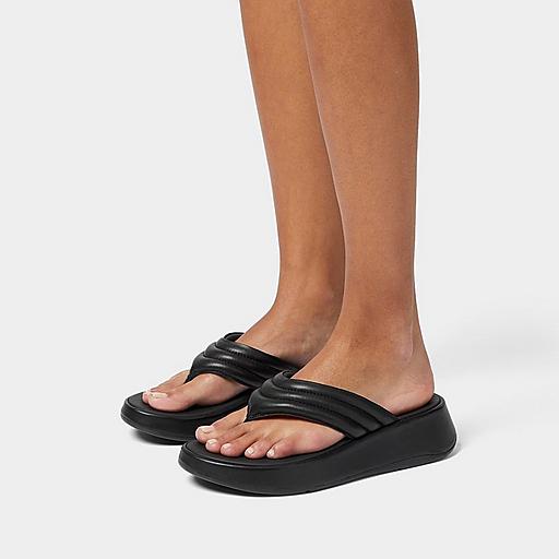 Women's F-Mode Leather Toe-Thongs