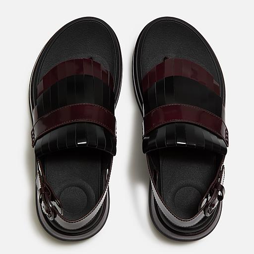 Women's F-Mode Stack Leather Toe-Posts | FitFlop US
