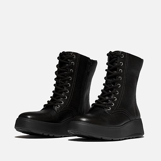 Women's F-mode Stitch Leather Boots | FitFlop US